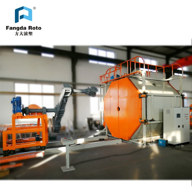 Plastic Fuel Tank Auto Parts Small Rotomolding Machine