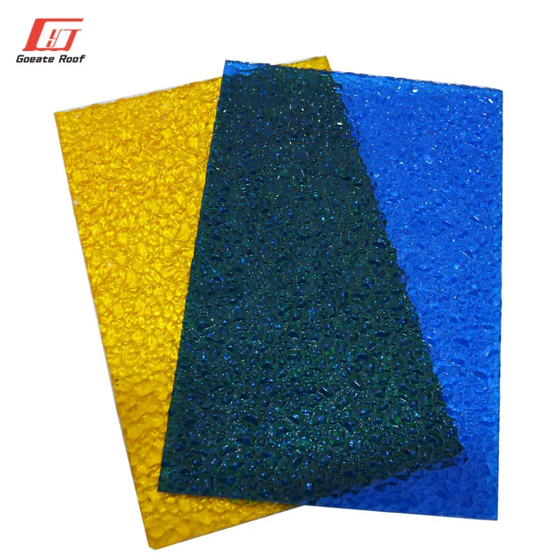 uv transparent plastic sheet 4x8 sheet price of pc roofing sheet in kerala greenhouse polycarbonate embossed panels