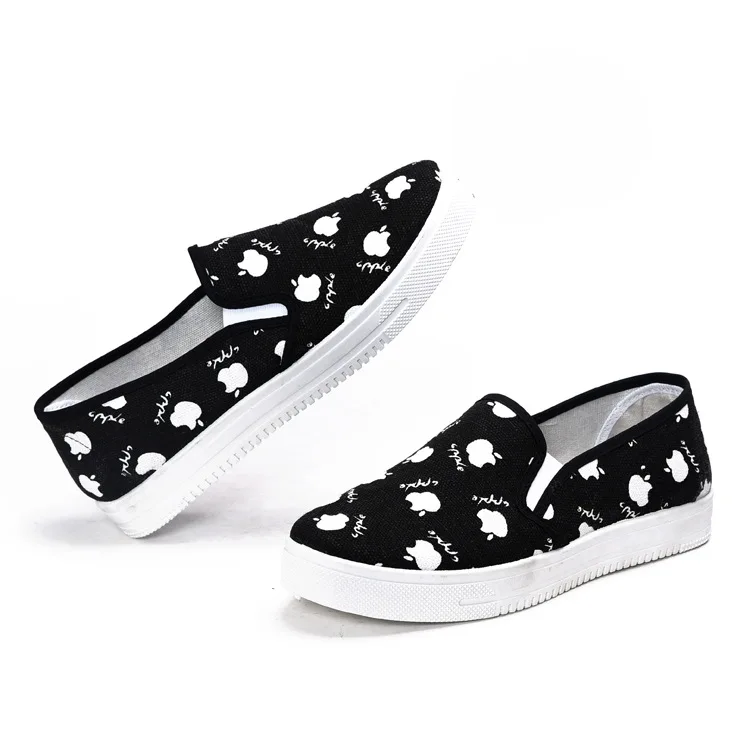 New model slip on casual women sport canvas shoes