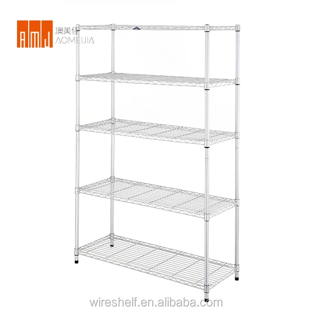 5 Tier Rack Holders Living Room Garage Spare Parts Storage Shelves