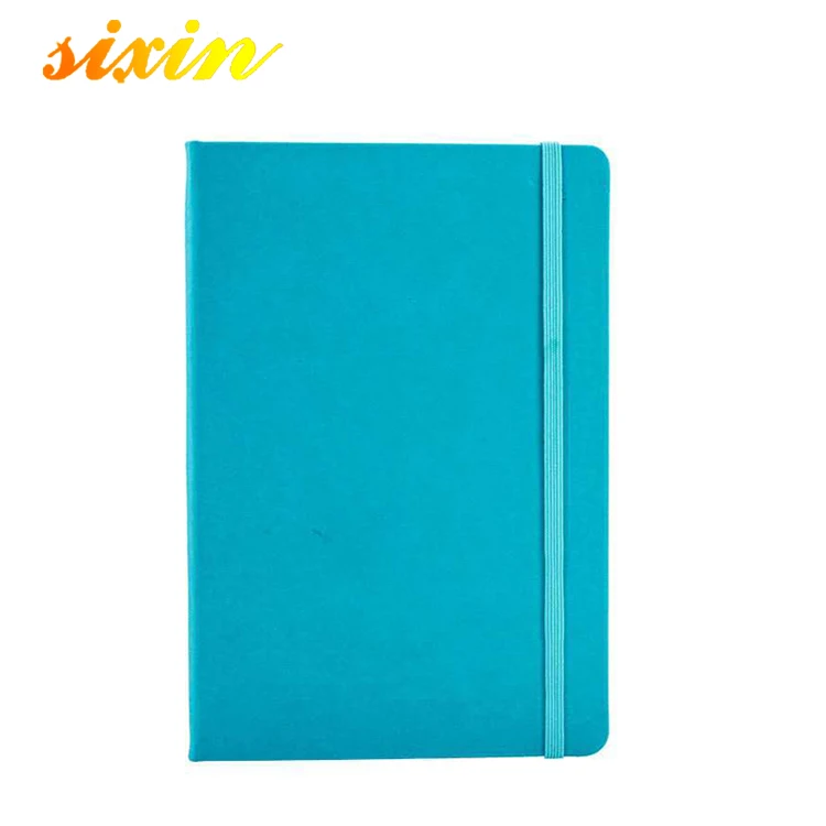 Hard Cover A5 Custom PU Leather Traveler Perfect Sewn Spiral Binding Notebook