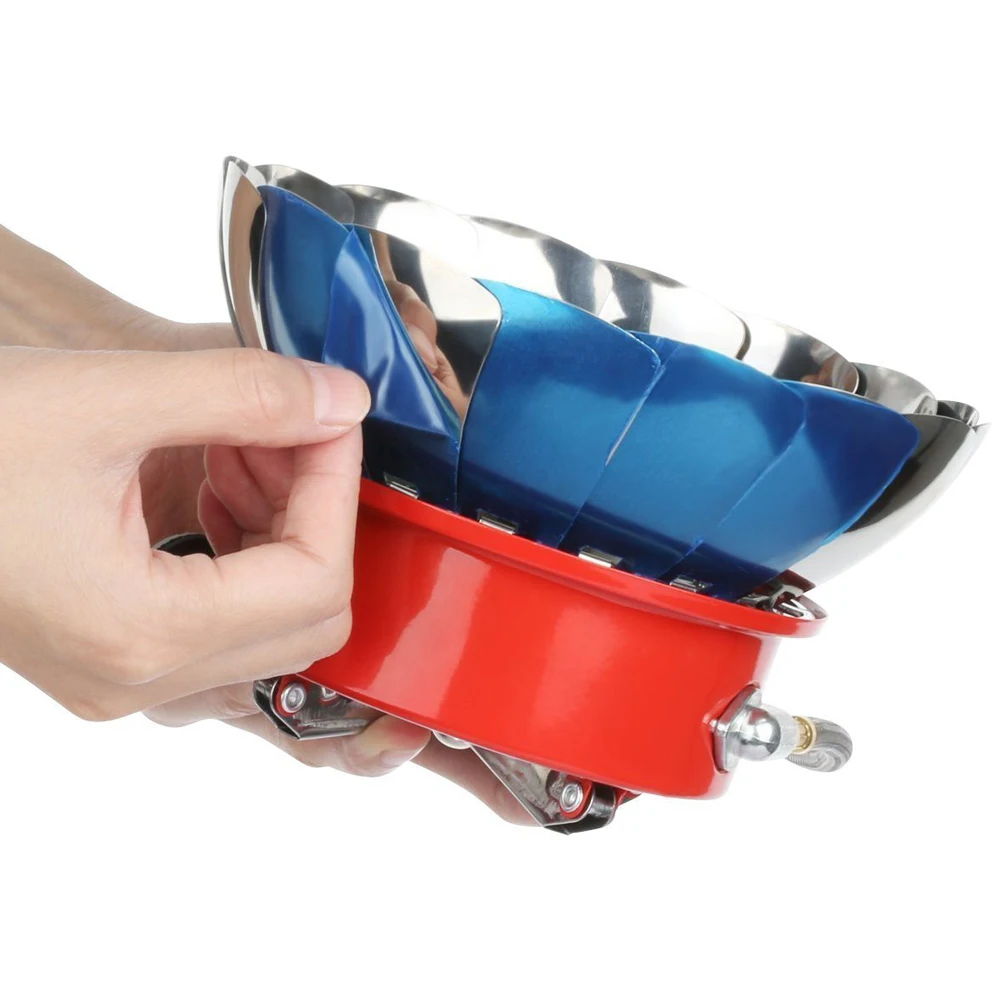 backpack tactical Portable Collapsible Lotus Windproof Outdoor Backpacking Gas Camping Stove