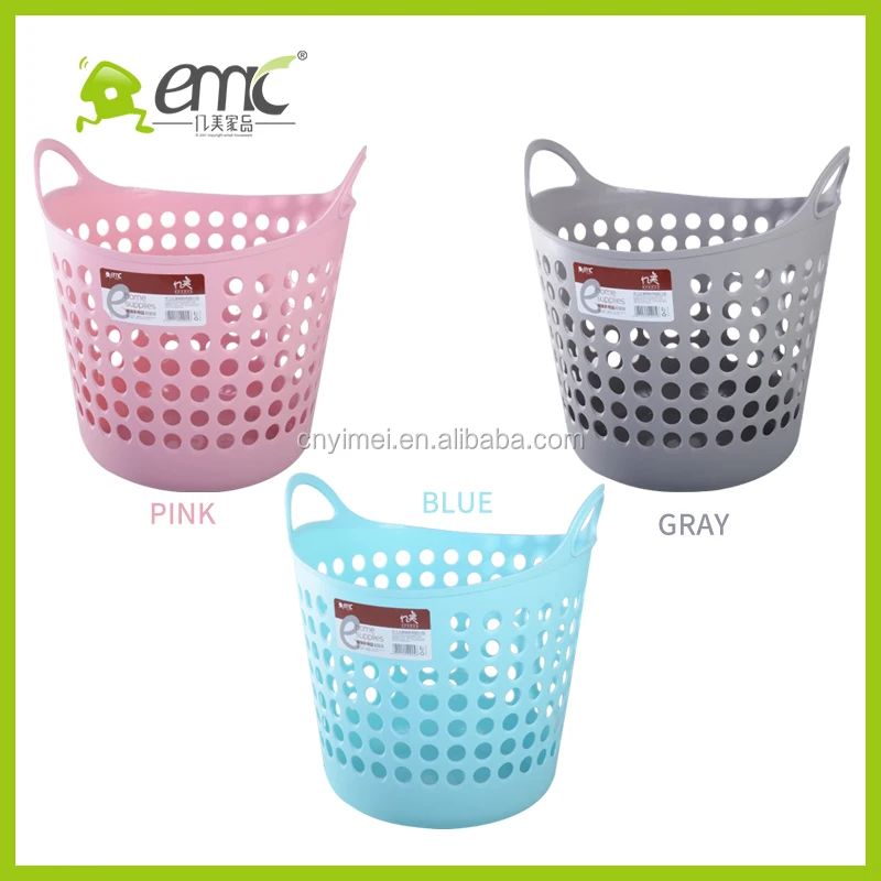 emc PE soft luandry bsaket, 28L PE plastic laundry basket
