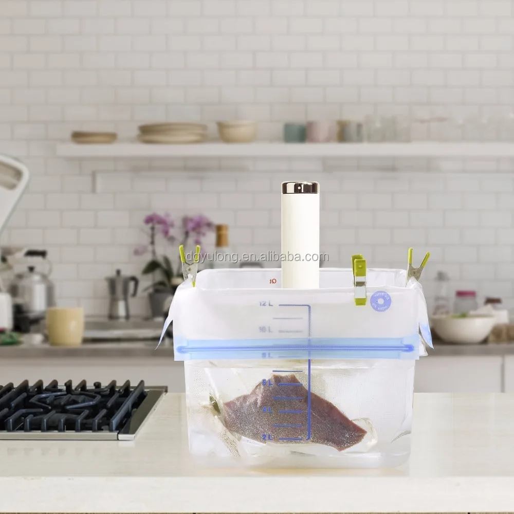  Sous Vide Сумки Комплект для Anova и Joule 20 многоразовые BPA бесплатно