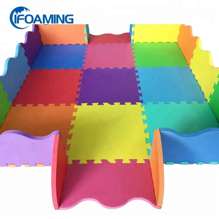 Pastel Colour EVA Kids Play Mat Baby Non-Toxic Foam Fence Puzzle Mat