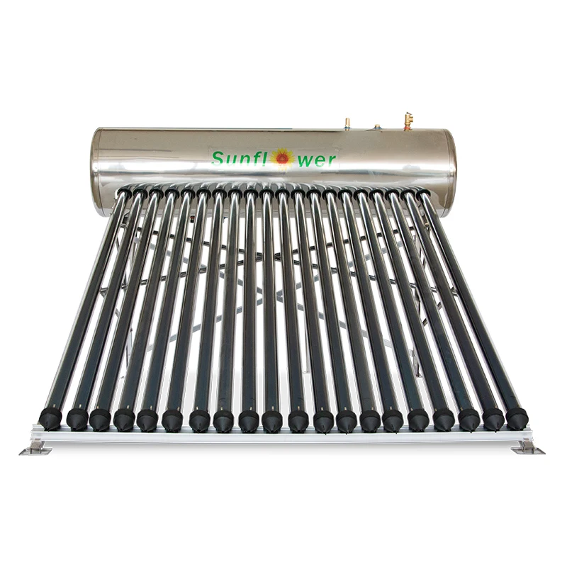 SFH250 250L Integrated High Pressure Solar Water Heater Stainless Steel with Heat Pipe CE ISO for Project or Domestic Hot Water