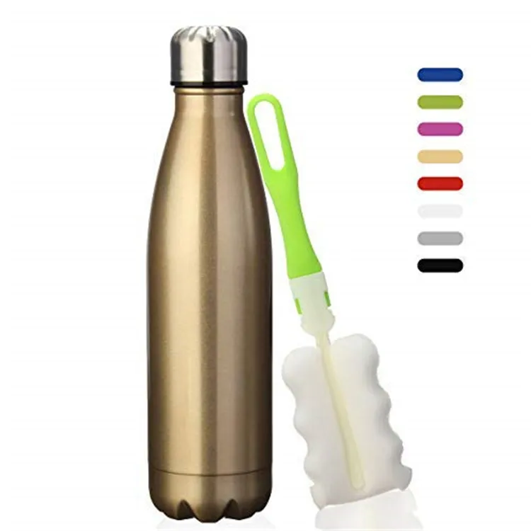 
Manufacture Cola Shape Insulated Stainless Steel Water Bottle Sports Vacuum Flask 