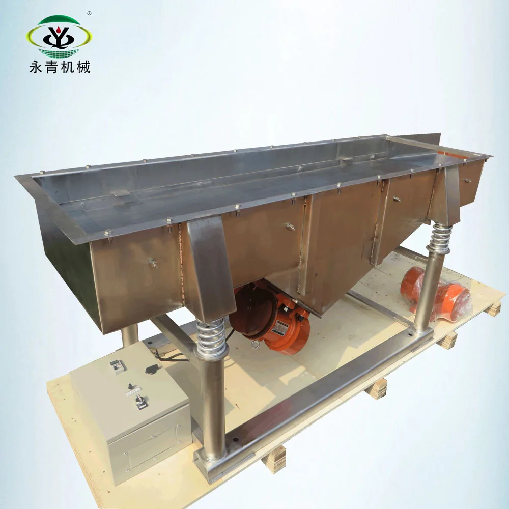 Factory supply linear type sand screen vibration for sea salt sieving