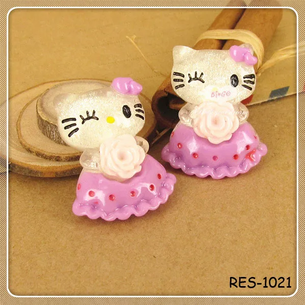Decod Ice Cream Kitty Colorful Resin Cabochons