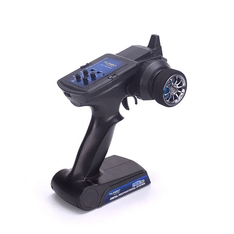 TURBO Racing 90102G 2.4GHz 2CH Radio system Transmitter Controller remote control with Receiver PK GT3B For RC Car Boat