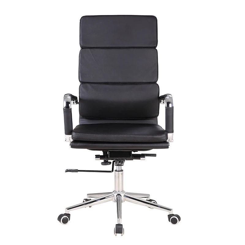 Modern high back ergonomic leather executive upholstered office computer chair