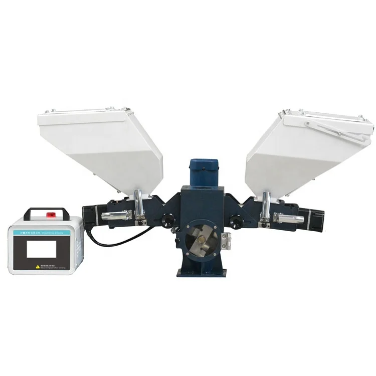 
Two-color Volumetric Doser in plastic mixer 