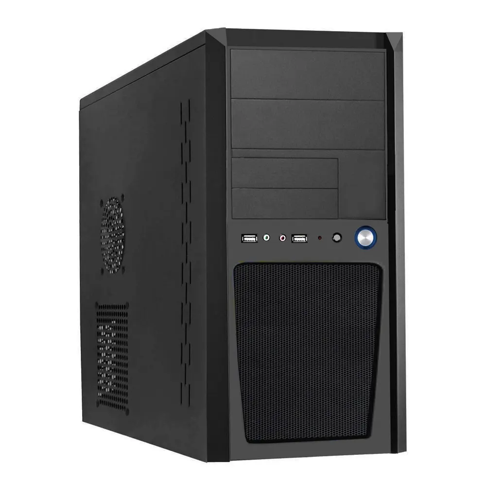 Latest New Cheap lock panel SGCC SECC Alarm Speaker Air duct Screwless FULL Mesh Micro ATX pc casing desktop computer cases