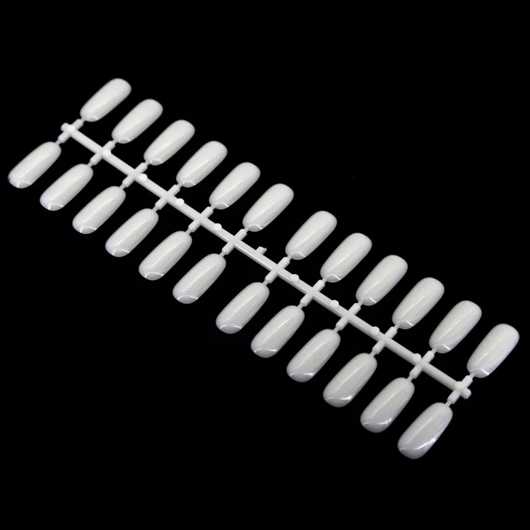 200 Tips Oval Nail Art Color Showcase Stand Swatches Plate Board Black Practice Plaque Nail Polish Display