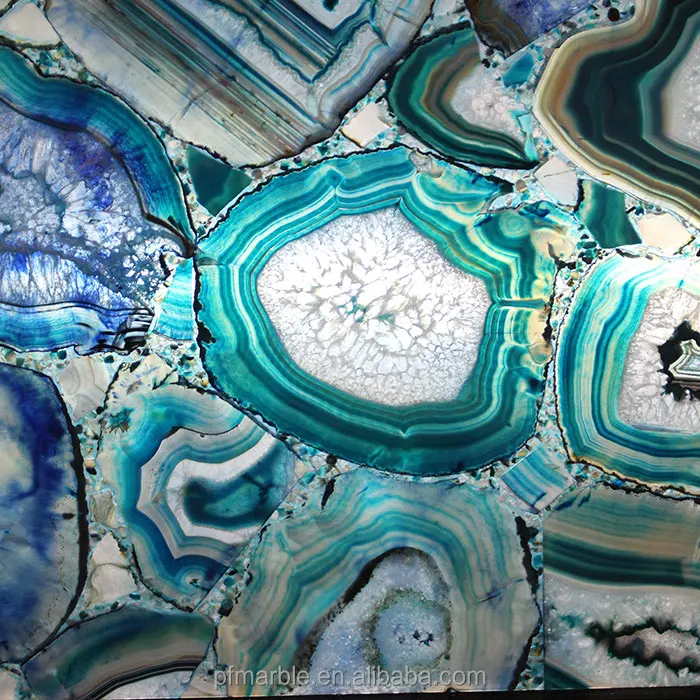 Luxury stone polished backlight agate slab countertop