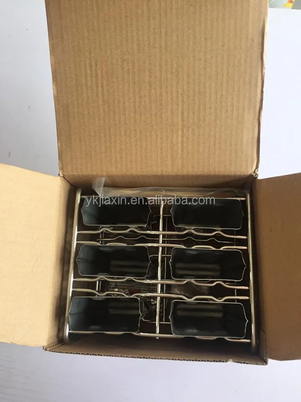 6pcs Stainless steel popsicle mould set new model