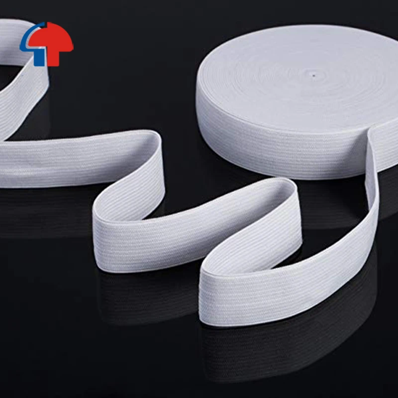 good quality White Knit elastic tape elastic bands for sewing
