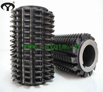 HSS M2 module pre-shaving gear hobbing cutter with TIN coating