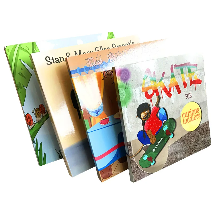 custom full color glossy paper kids story book printing for children