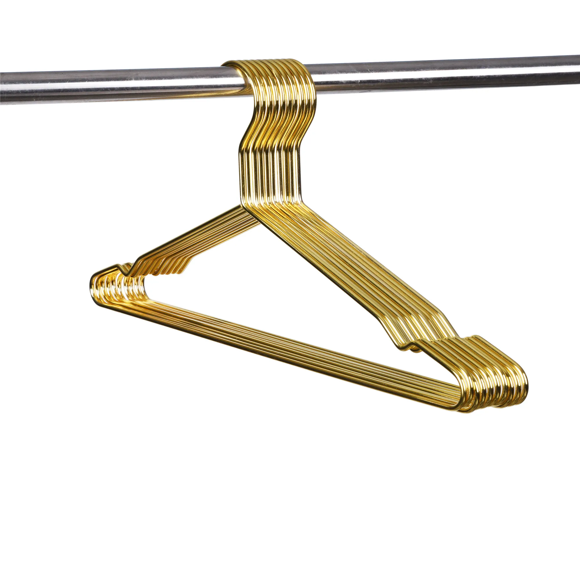 High quality wire in bulk gold metal hangers