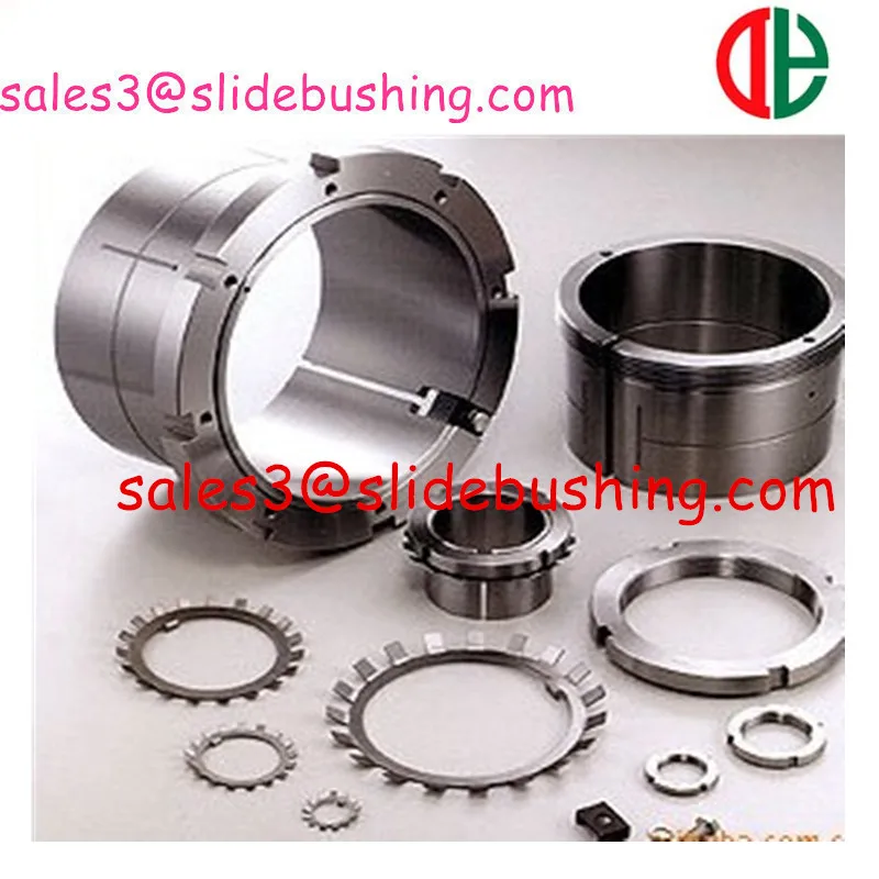 Bearing Withdrawal Adapter sleeve HE200 HE300 HE310 series for inch shafts with Lock Washer card HM KM Lock Nuts made in china