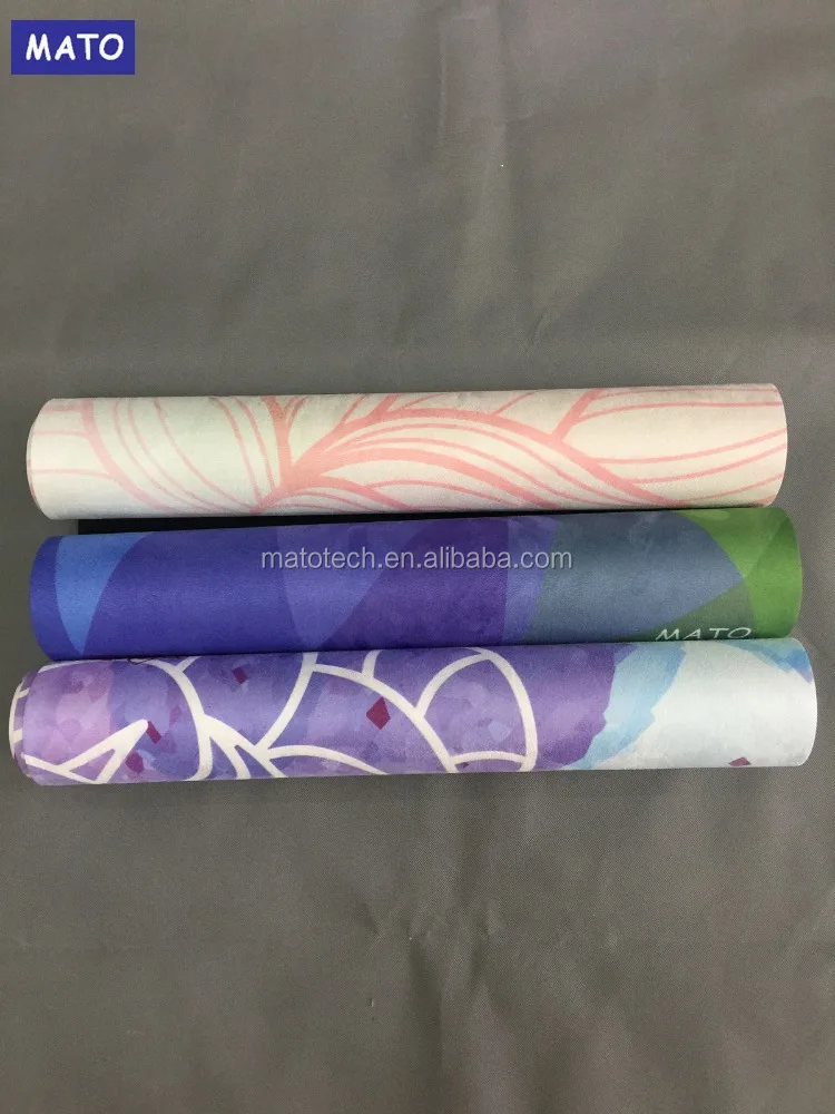 100% Microfiber Suede Customizable Natural Rubber New Yoga Mat