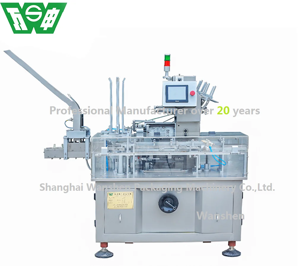Automatic Cartoning box Packaging Machine/Cartoner/Carton packing machine fm Wanshen/Manufacturer over 20+ years