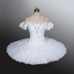 Professional High Quality Custom Size Classical Women Adult White Ballet Tutu