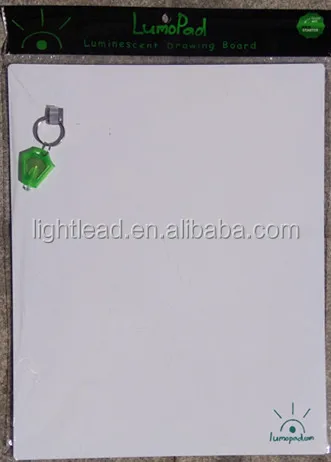 Hot selling glow in the dark writable glow in the dark canvas glow pad