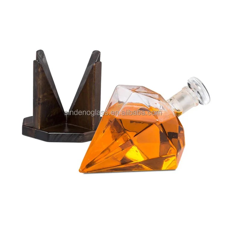 1000ml Glass Diamond Glass Bottle Decanter Whiskey Wine Decanter
