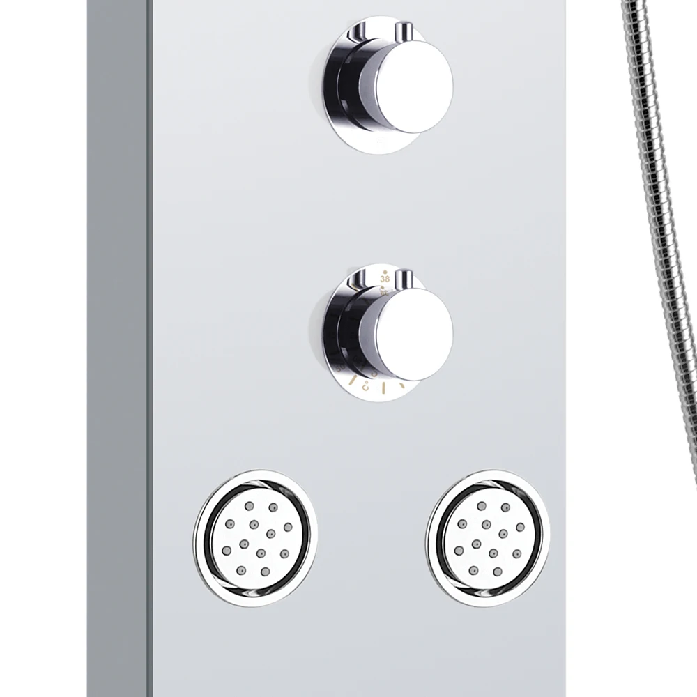 
Top1 manufacturer thermostatic stainless steel shower panel with best price 