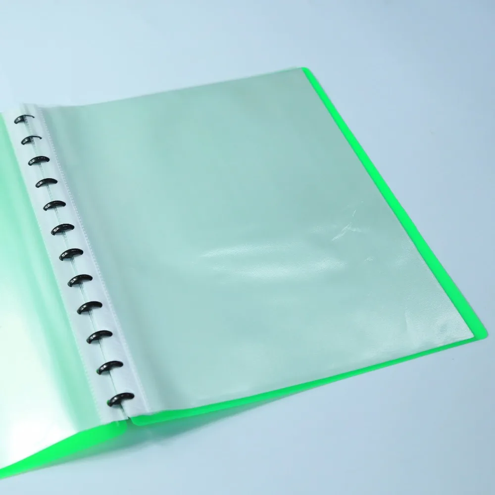 Прозрачная пластиковая спиральная папка по индивидуальному размеру
