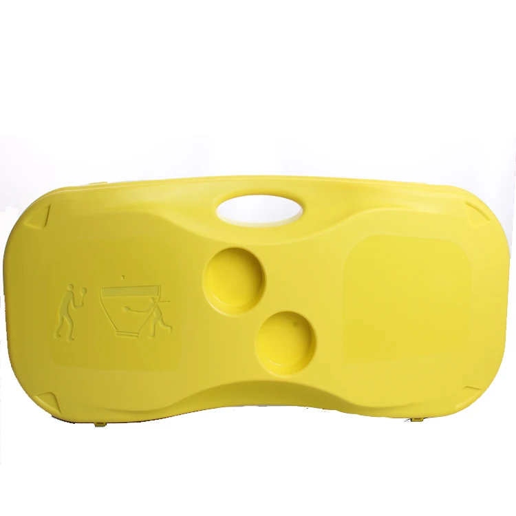 DECOQ Plastic Badminton Set Box Portable Badminton Racket Net Set For Outdoor Paly