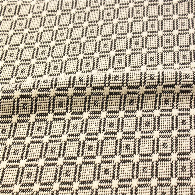 New trend black and white jacquard knitting  women skirt suit fabric for Garment