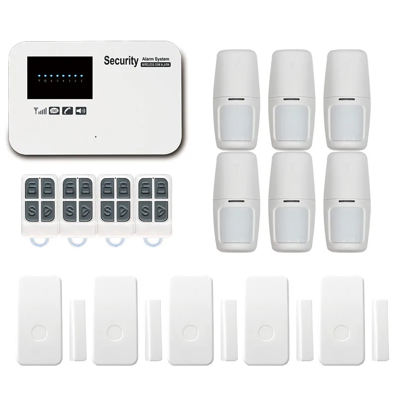 simple safe 850/900/1800/1900mhz GSM alarm kit home burglar alarm system support Android and IOS APP