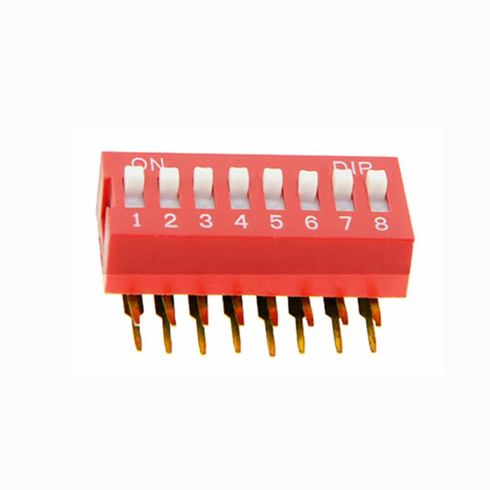  Прямоугольный переключатель SPST 8 Pin