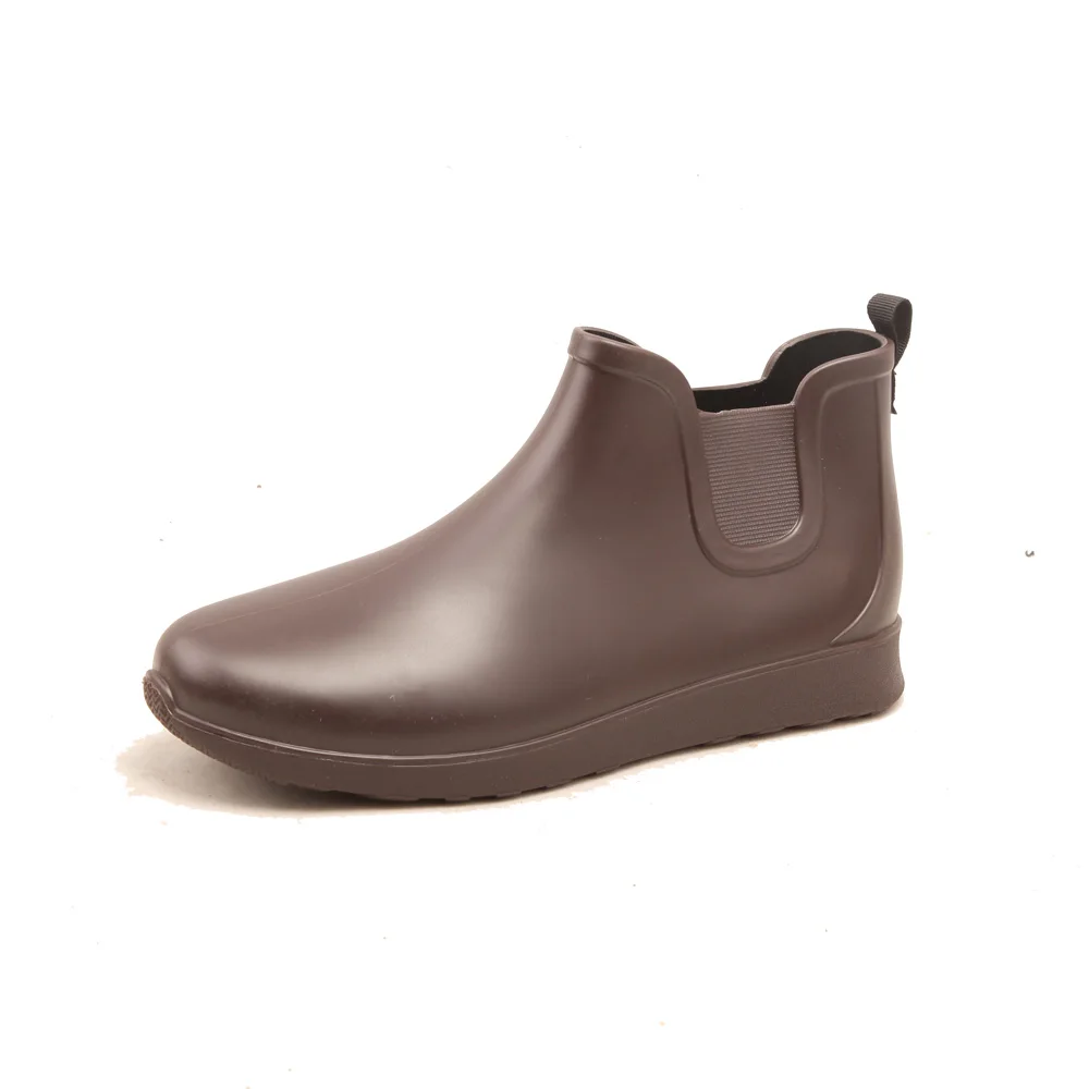 factory customized made Hotsale New style low height cut durable ankle waterproof PVC Men rainyday garden farm shoes male