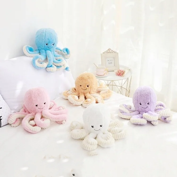 Custom Made Blue Factory Direct Sales Lovely Octopus Stuffed Toys