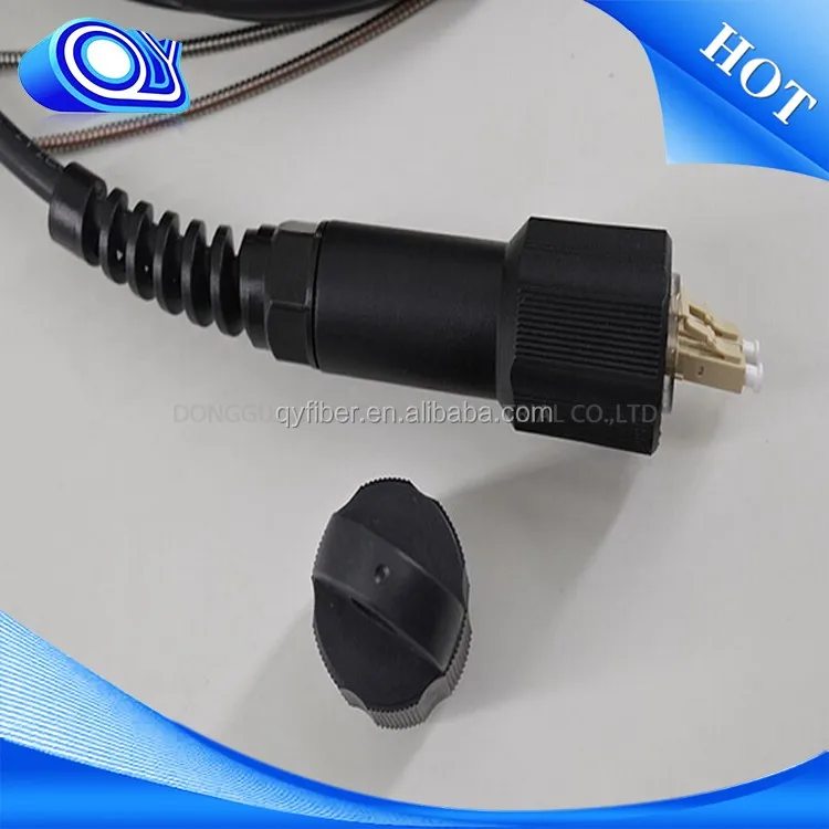 IP 68 ODVA LC Duplex fiber optic mpo odva lc cable waterproof connector odc pdlc ftth waterproof fast connector