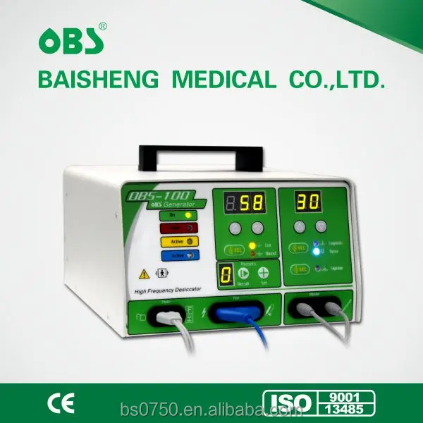 CE ISO approved Electrosurgical Electrosurgery Unit OBS-100C(I) electrosurgical generator