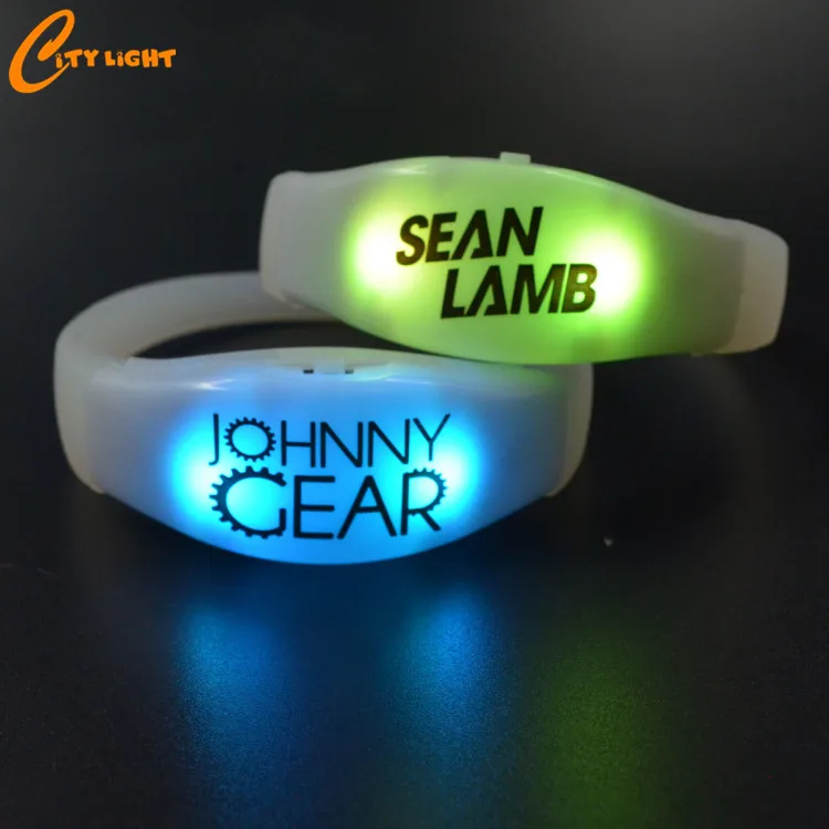 2019 Hot New Products Light Up Novelties Music led flashing bracelet