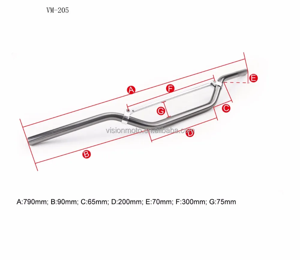 7/8 Inch 22mm Motorcycle Handlebar