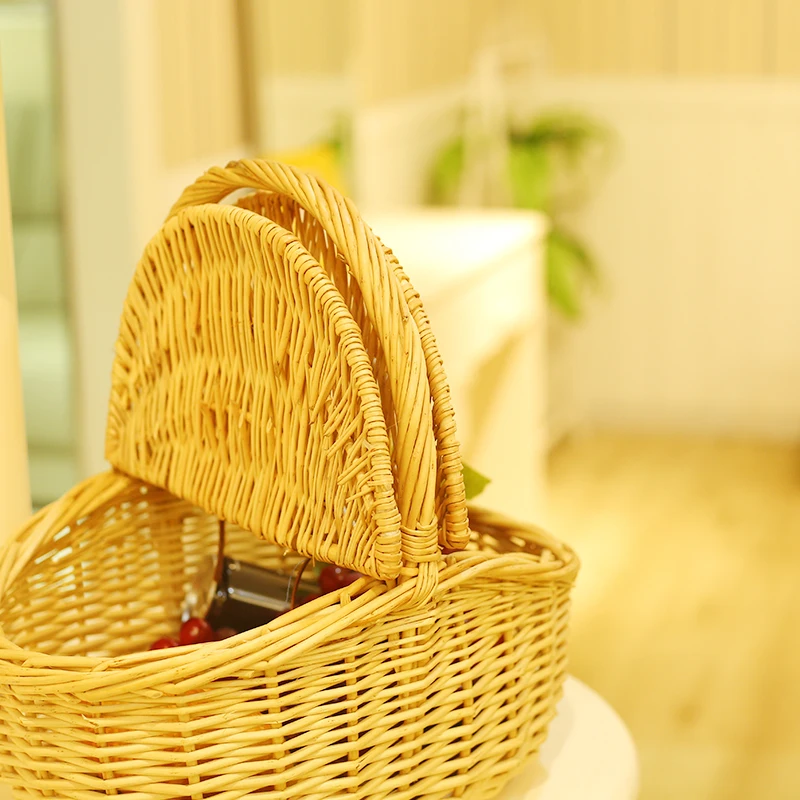 Wholesale Travel Durable Outdoor Wicker Picnic Baskets