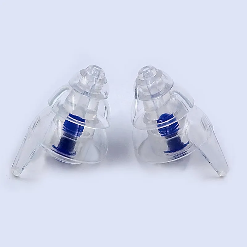 Noise reduction silicone earplugs with filter/hearing protection durable silicon earplugs for shooting