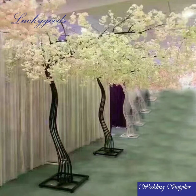 Розовое декоративное искусственное вишневое дерево PJ511 для помещений, распродажа