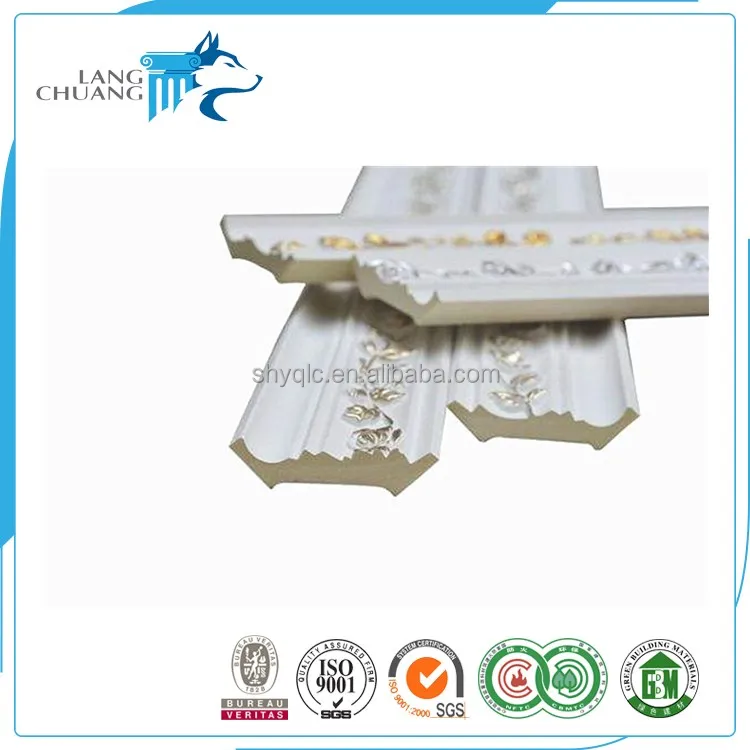 
Pop Ceiling Design Gilt Polyurethane PU Molding Profile For House 