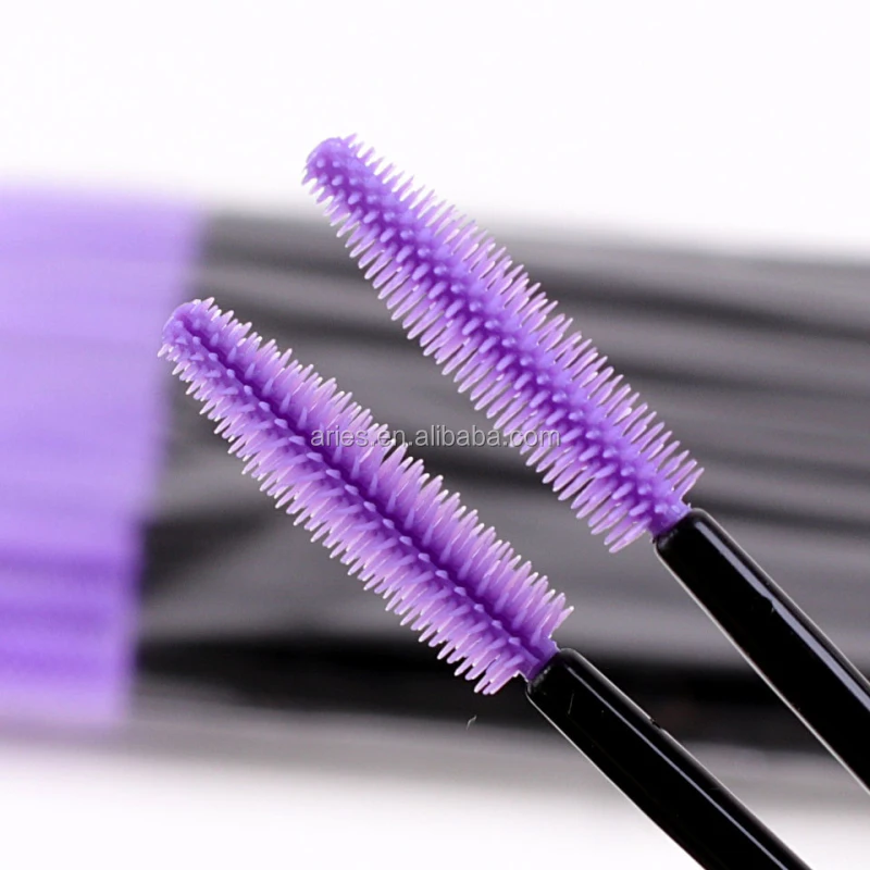 Disposable Silicone Mascara Brush Eyelash Curler Comb Eyelash Extension Applicator Wands 27 Color for Choose