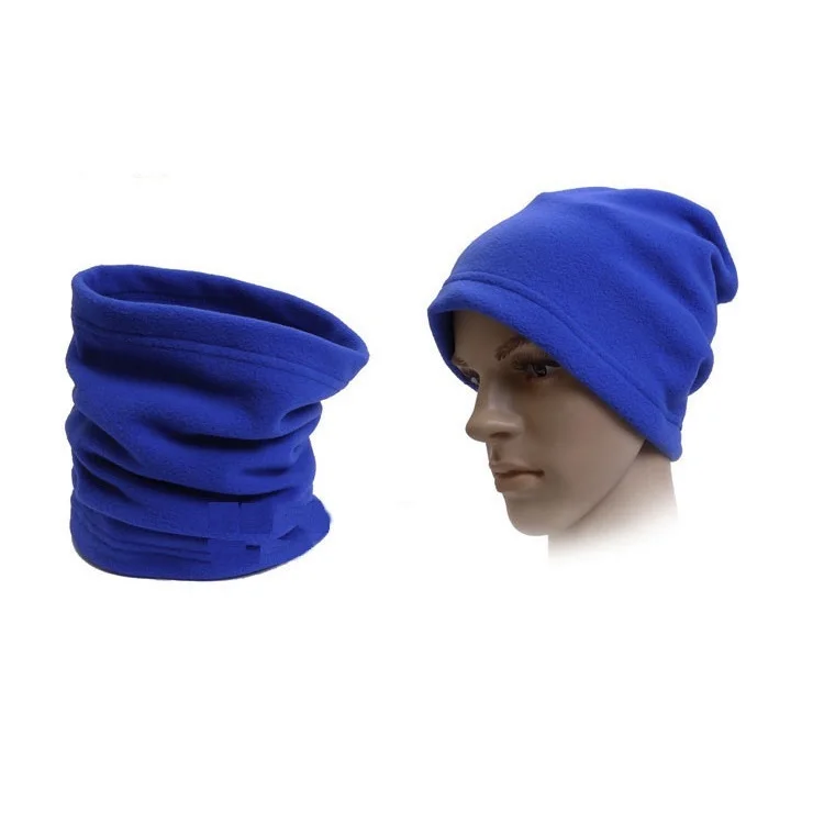 Solid Polar fleece Neck Tube Warmer Snood Scarf