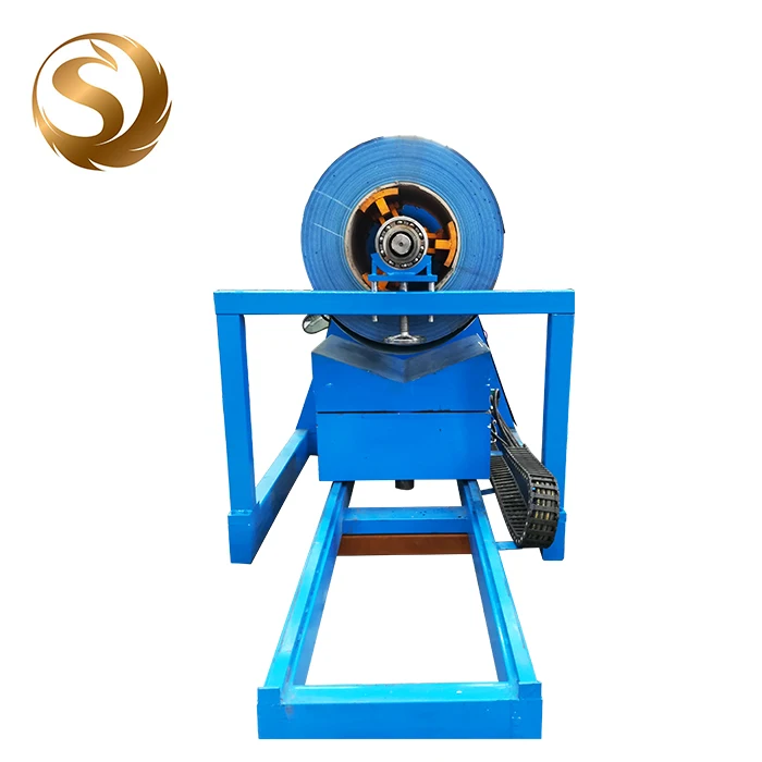 
Automatic hydraulic steel profile uncoiler decoiler with coil car 