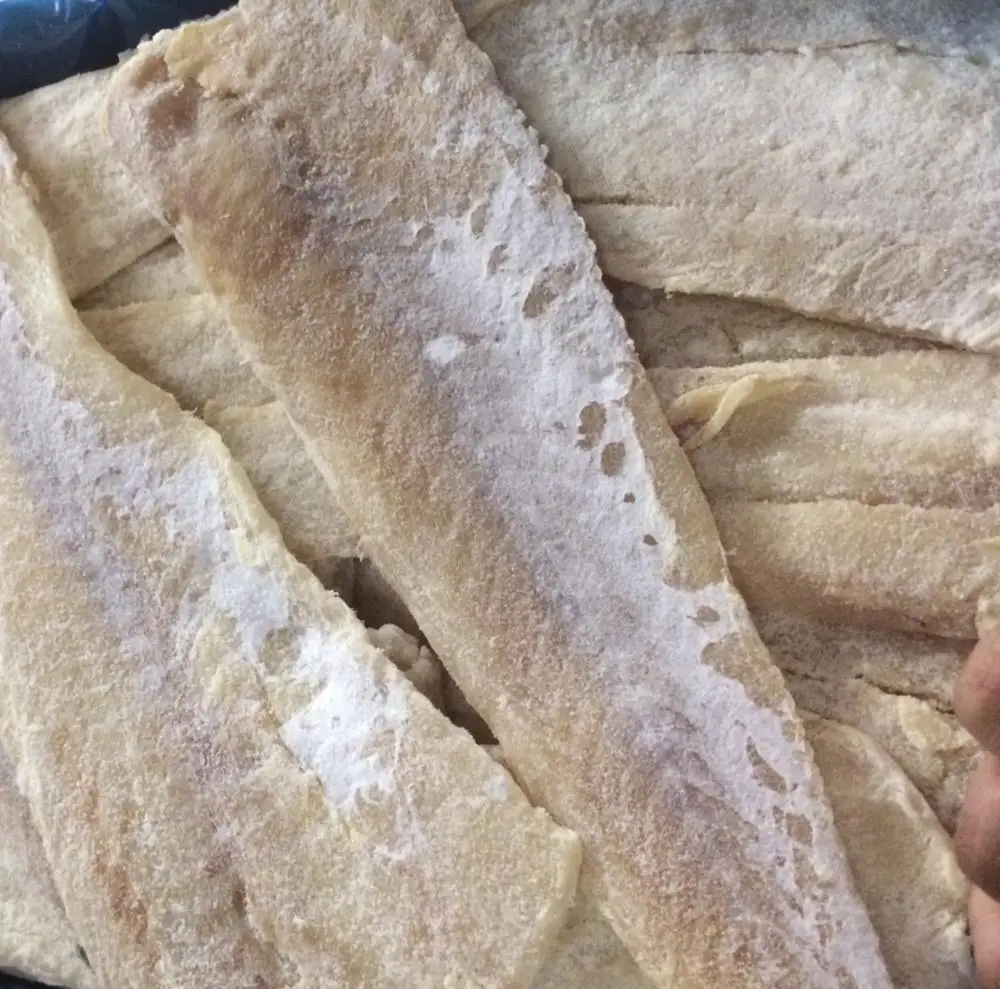 Frozen salted alaska pollock mackerel fillet